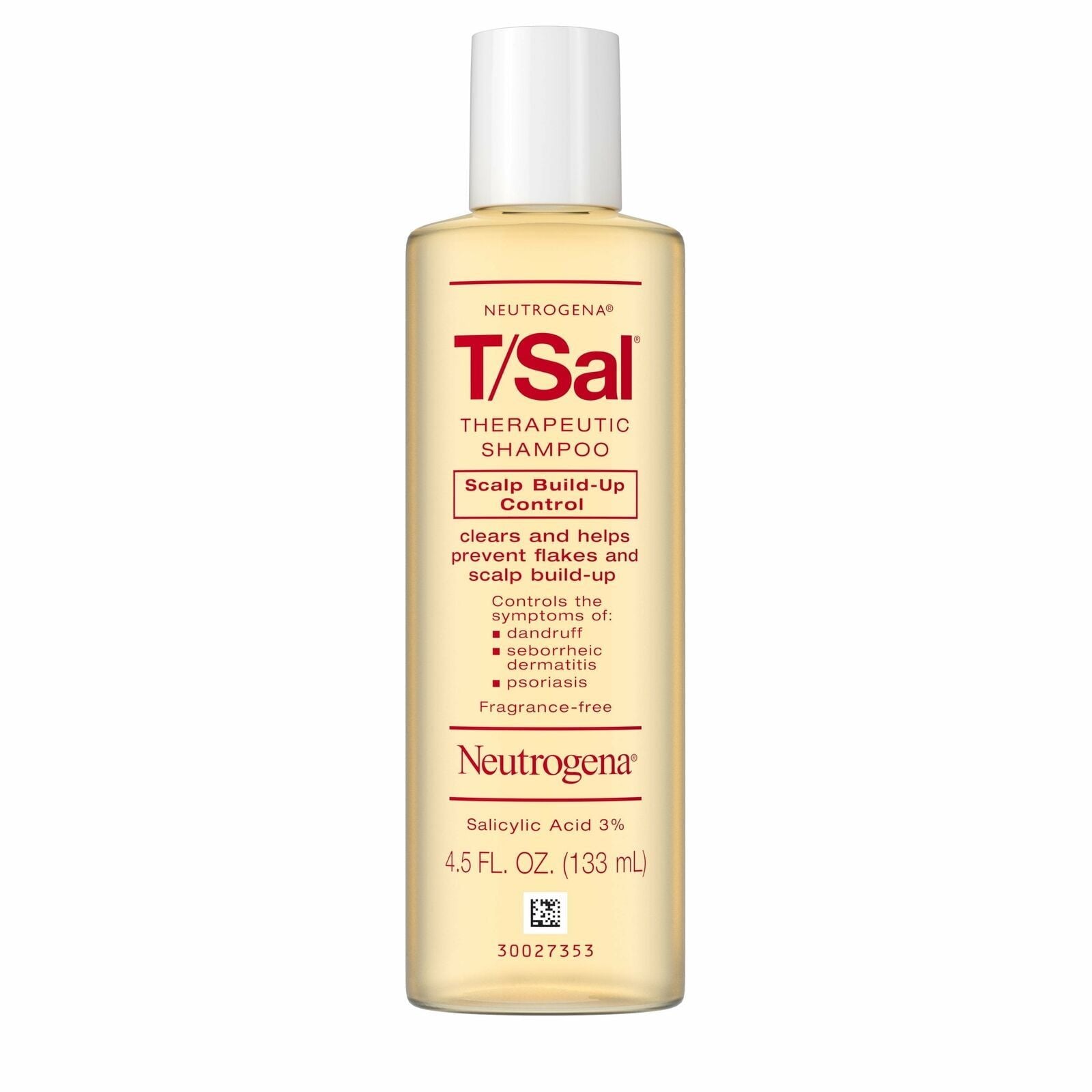 Neutrogena T/Sal Therapeutic Shampoo, 3% Salicylic Acid, 4.5 fl. oz