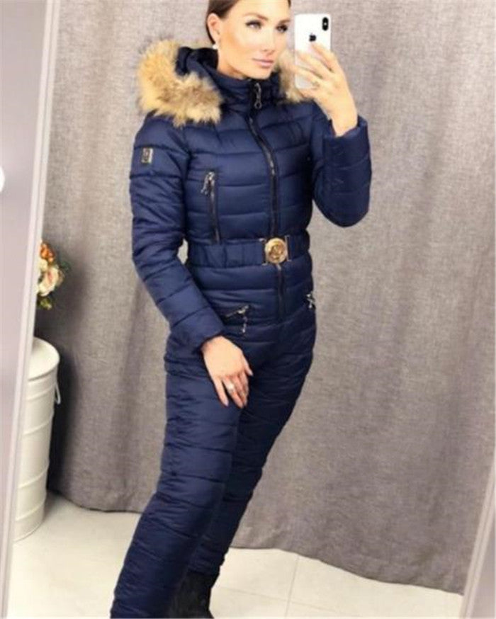 Slim Fit One-Piece Cotton Coat Pi-Mart