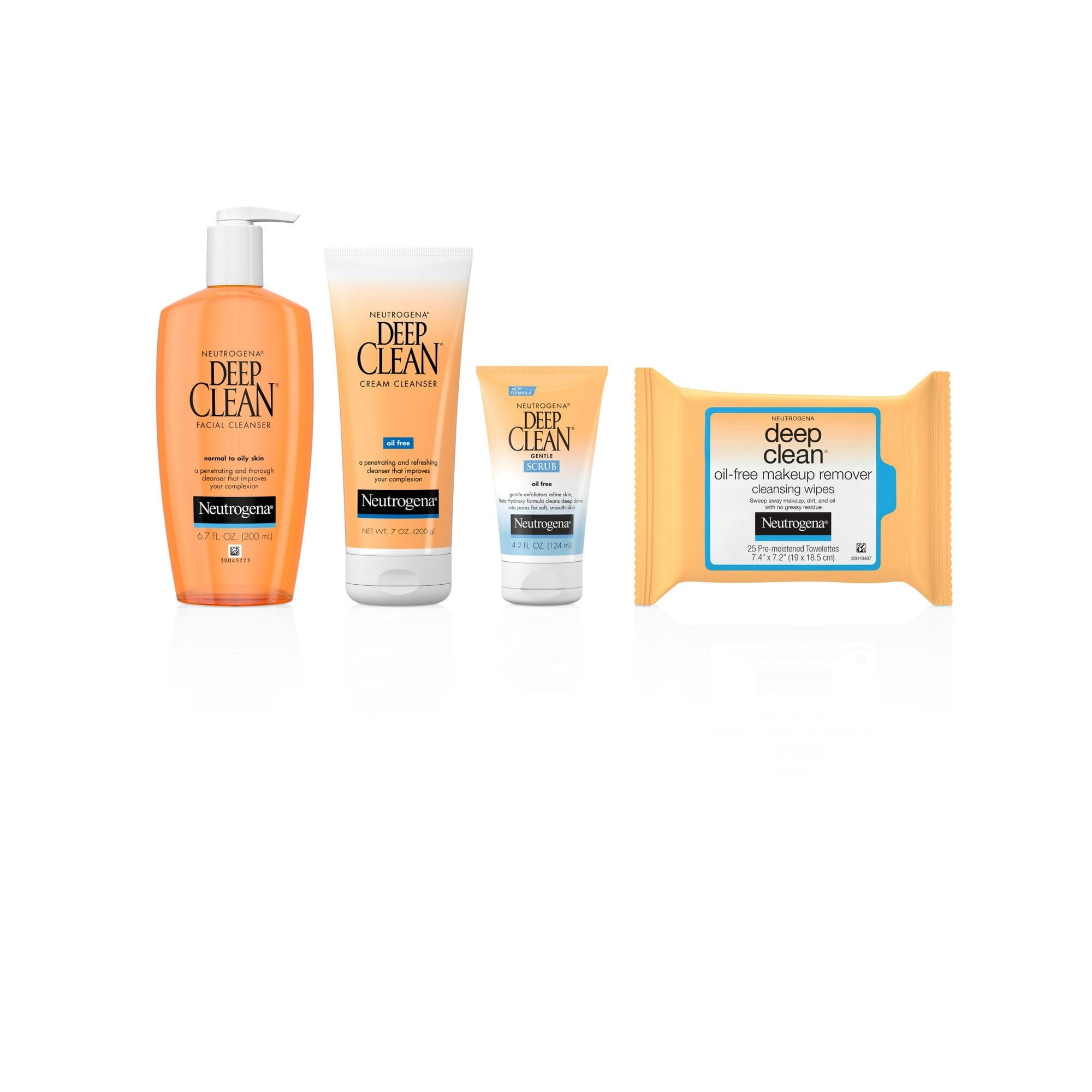 Neutrogena Deep Clean Gentle Facial Scrub, Oil free Cleanser 4.2 fl. oz EasyOptionXY LLC