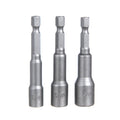 Hyper Tough 3 Pack Hex Shank Magnetic Nut Screwdriver Bits, New Condition