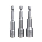 Hyper Tough 3 Pack Hex Shank Magnetic Nut Screwdriver Bits, New Condition