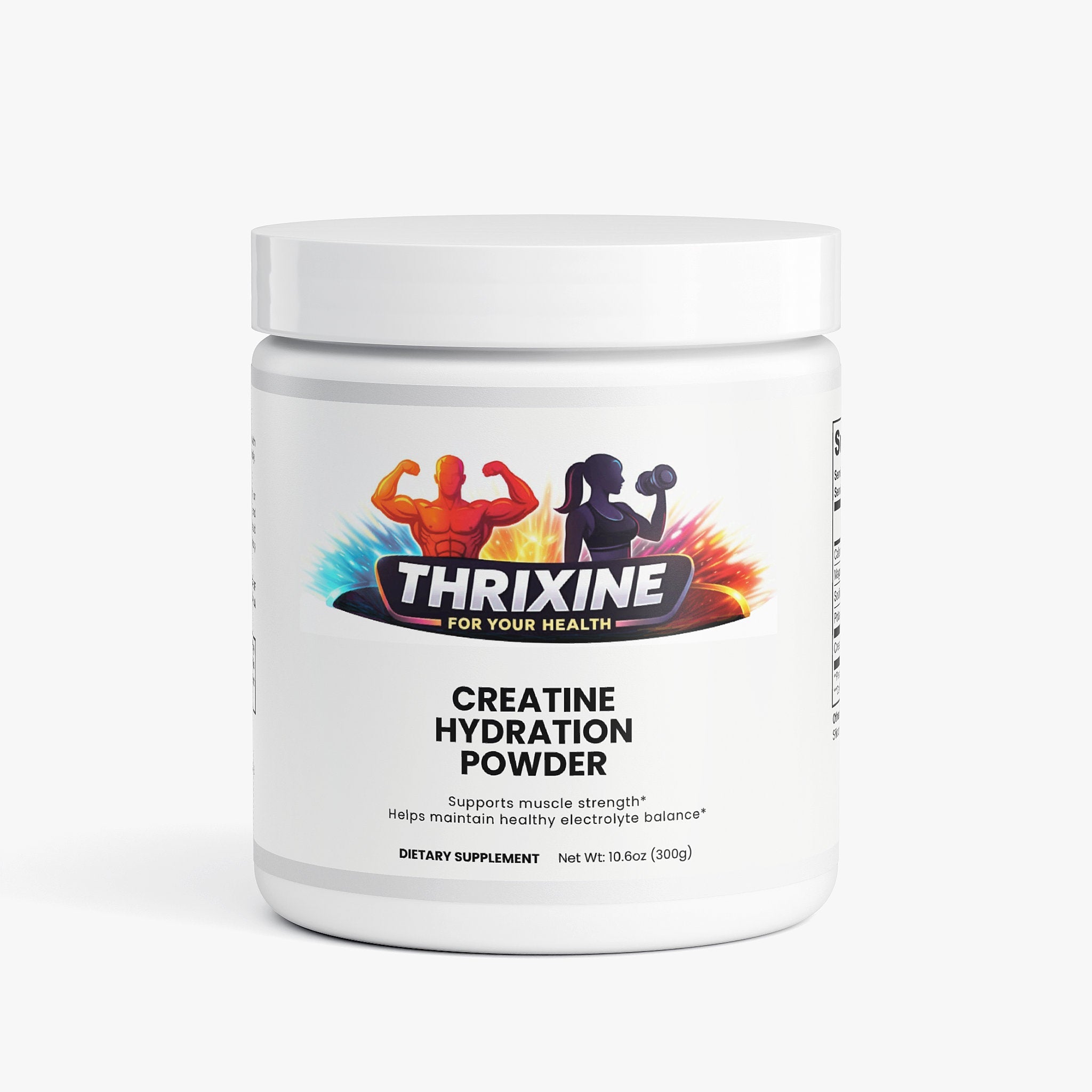 Creatine Hydration Powder - Made in the USA THRIXINE