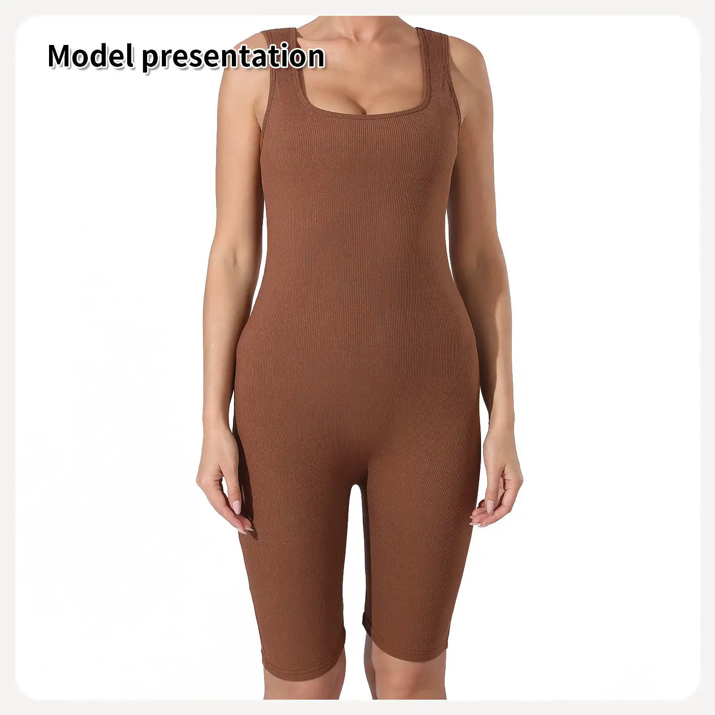 Women's Fashion Simple Solid Color Bodysuit - SJB-DIAMOND ELITES