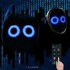 Halloween Face Masks Full Color LED Luminous Mask Face Changing Mask Party Bar Props Pi-Mart