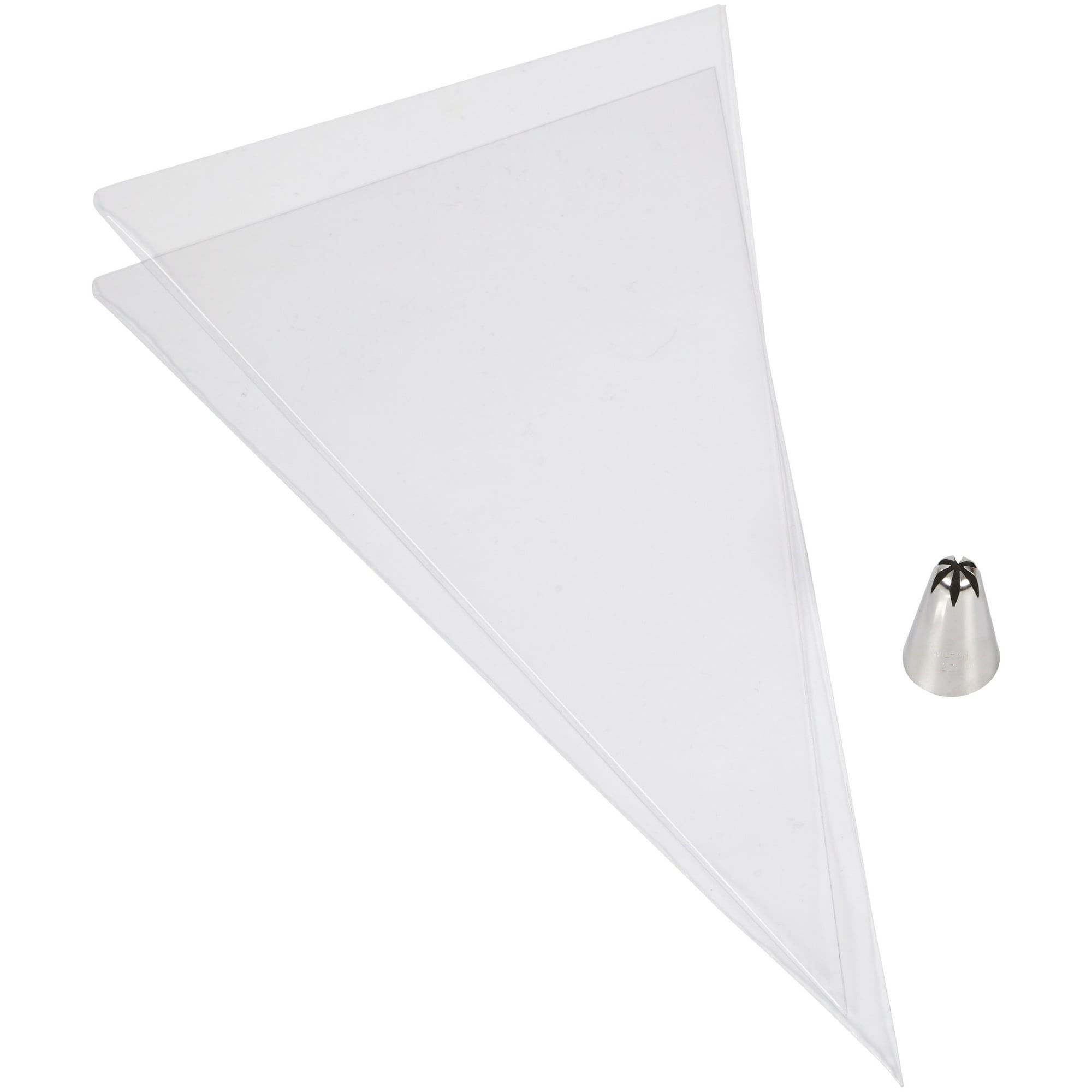 Wilton 2D Drop Flower Decorating Tip Set, 3-Piece
