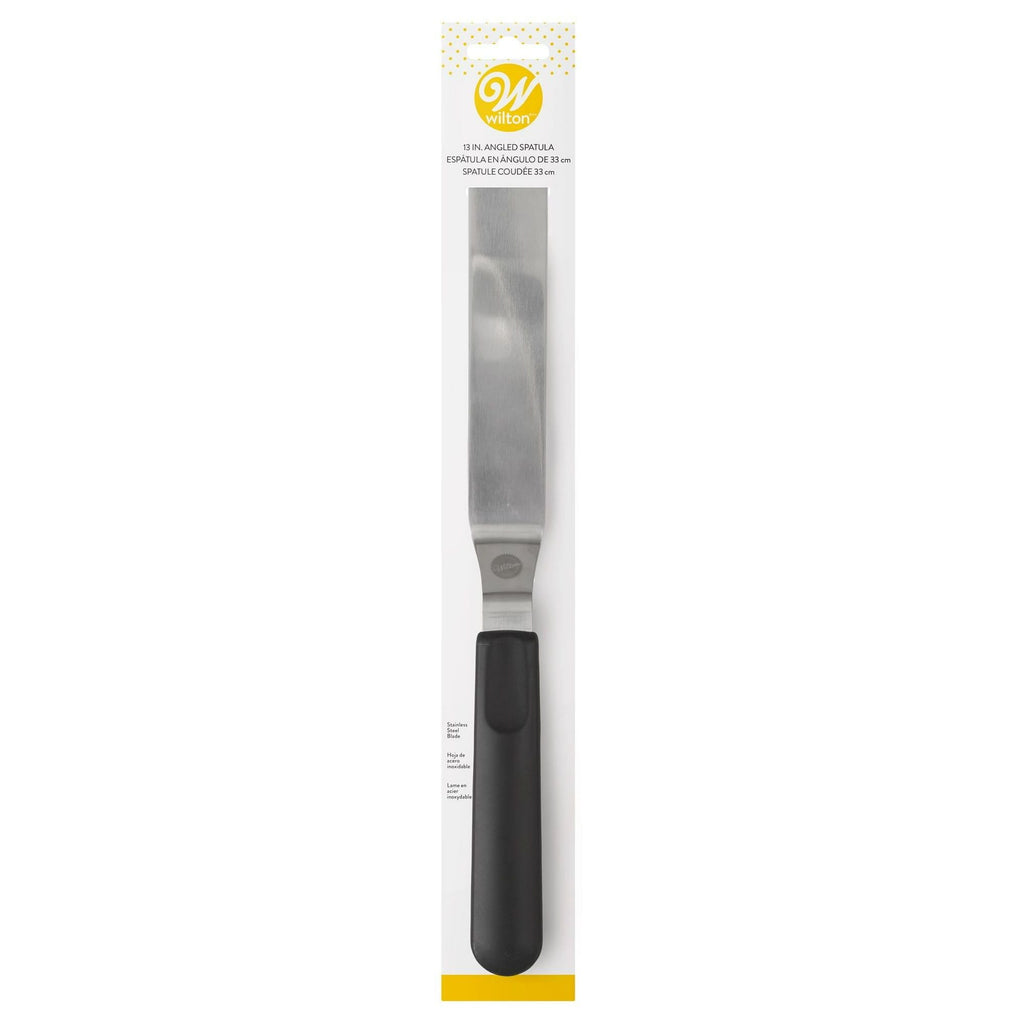 Wilton Angled Icing Spatula, 9-inch, Black & Silver EasyOptionXY LLC