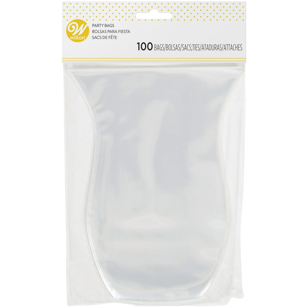 Wilton Clear Shaped Treat Bags, 100-Count