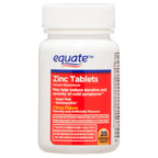 Equate Zinc Chewable Tablets; Citrus Flavor; 25 Count EasyOptionXY LLC