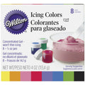 Wilton 8-Piece Gel Food Coloring Set, 4 oz. (Purple, Blue, Green, Black, Yellow, Orange, Pink, Red)