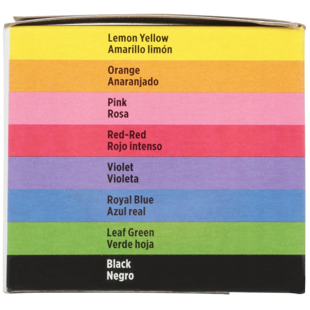 Wilton 8-Piece Gel Food Coloring Set, 4 oz. (Purple, Blue, Green, Black, Yellow, Orange, Pink, Red)