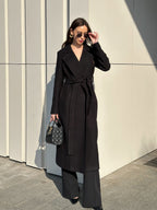 Pre-Order. Re-Stock Ships February 2026. Astoria Classic Wraparound Wool Blend Overcoat - SJB-DIAMOND ELITES