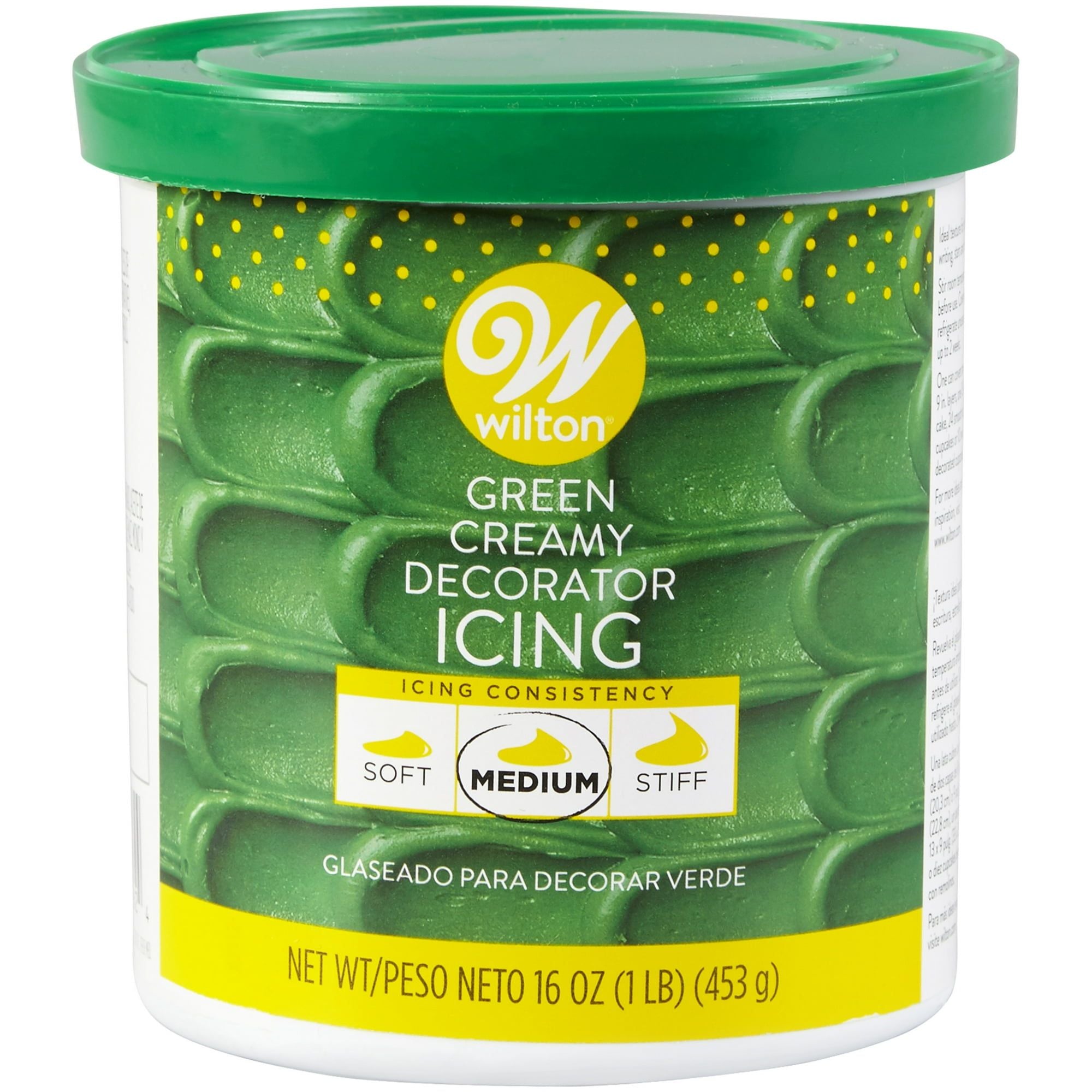 Wilton Creamy Decorator Icing, Green, Vanilla Flavored,16 oz. EasyOptionXY LLC