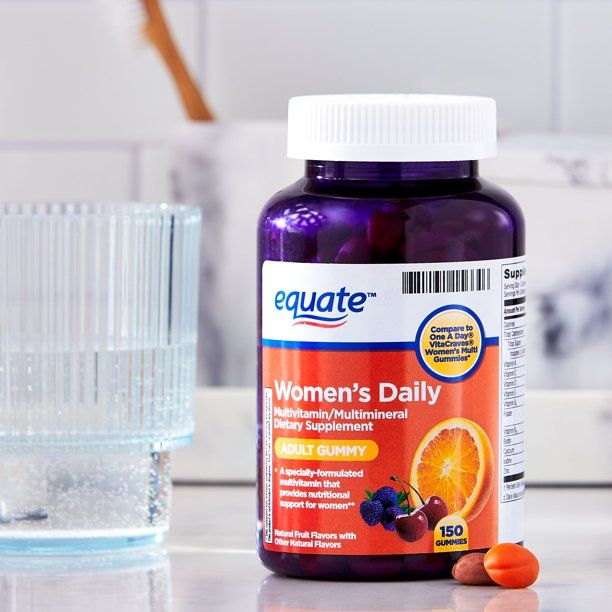Equate Once Daily Women's Multivitamin Gummies; 150 Count