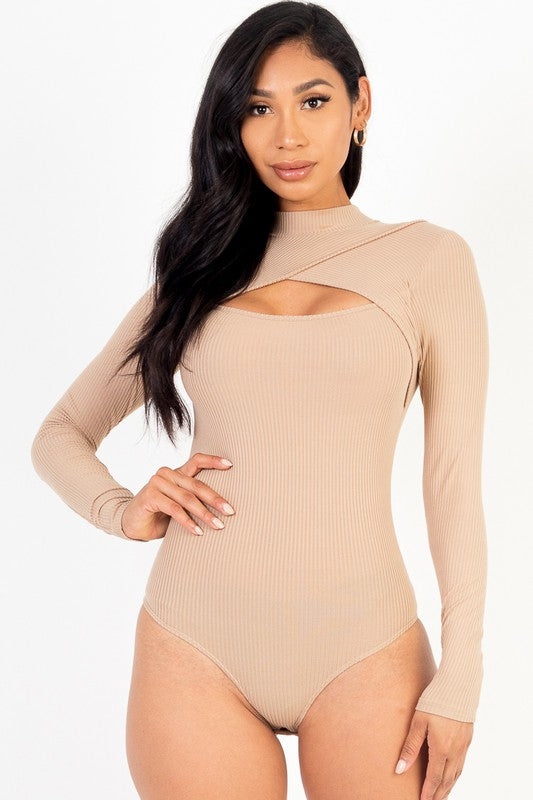 EdgeFlex Cutout Knit: Day-to-Night Bodysuit THRIXINE
