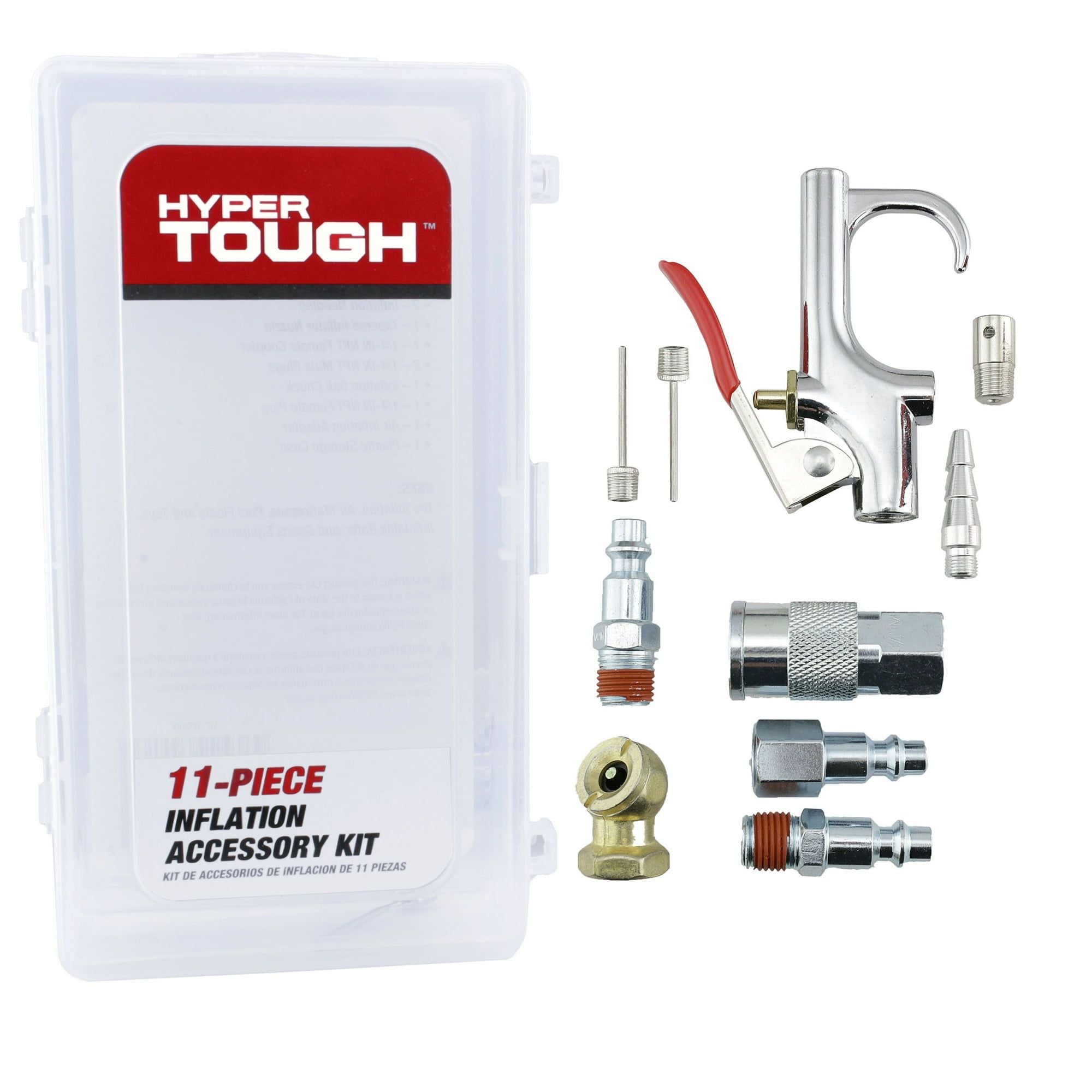 Hyper Tough HT11PCAAK 11-Piece Inflation Accessory Kit