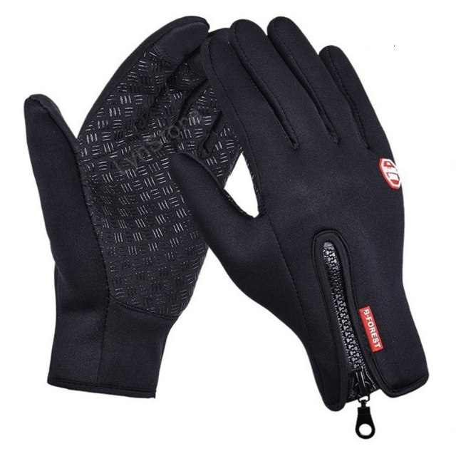 Winter Gloves Touch Screen Riding Motorcycle Sliding Waterproof Sports Gloves With Fleece Pi-Mart