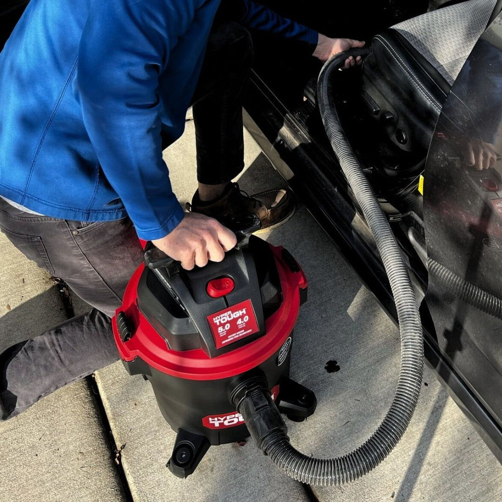 Hyper Tough 5 Gallon Wet/Dry Vacuum for the Car, Garage, Home or Workshop