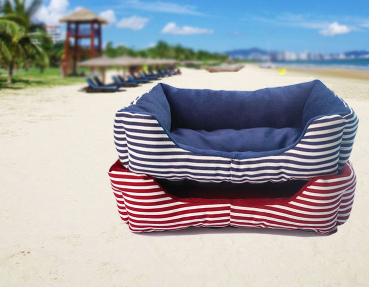 Retro square pet nest luxurious pet sofa nest Pi-Mart