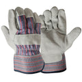 Hyper Tough Leather Palm Glove, Large, Multi-Use Work Glove, 1 Pair EasyOptionXY LLC