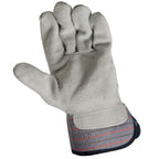 Hyper Tough Leather Palm Glove, Large, Multi-Use Work Glove, 1 Pair EasyOptionXY LLC
