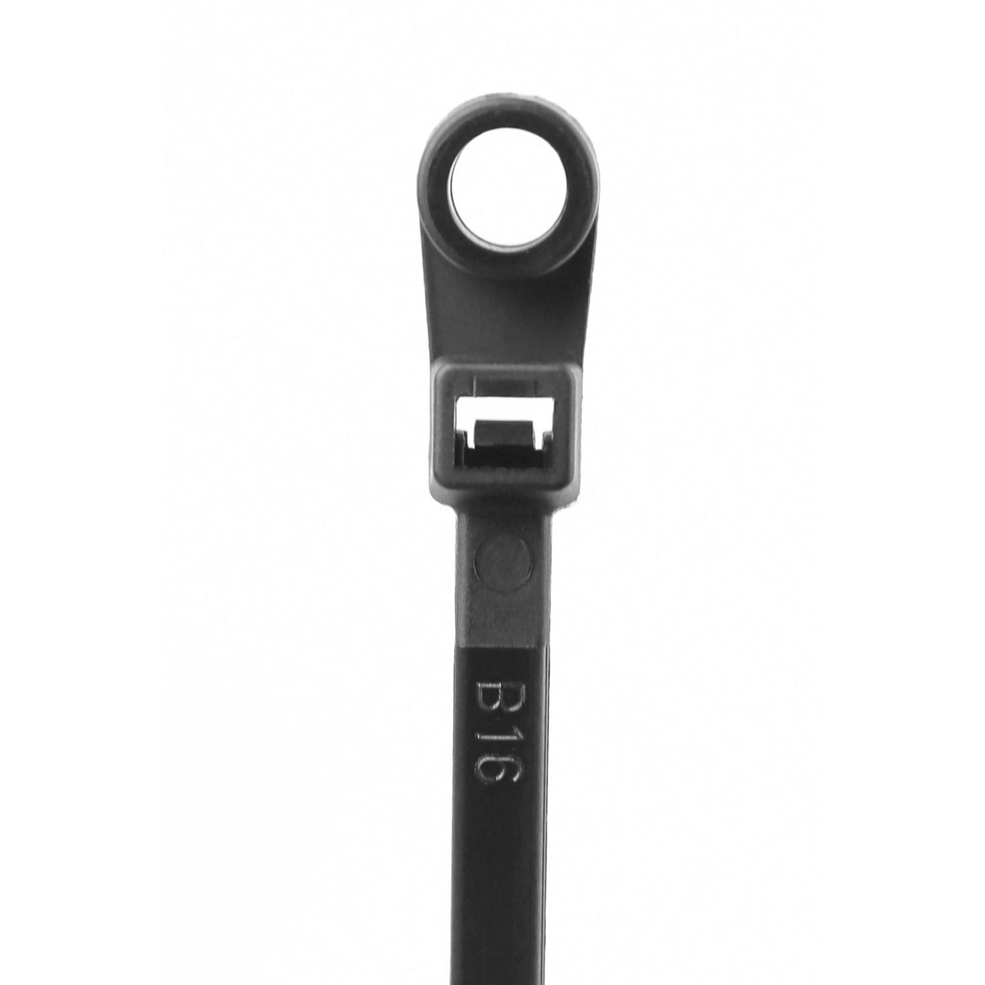 Hyper Tough 8inch Mounting Cable Tie Black 20Pcs EasyOptionXY LLC