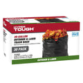 Hyper Tough 39-Gallon Drawstring Outdoor & Lawn Trash Bags, 1.1 MIL, 30 Bags EasyOptionXY LLC