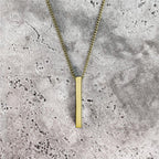 Rectangle Pendant Necklace - SJB-DIAMOND ELITES