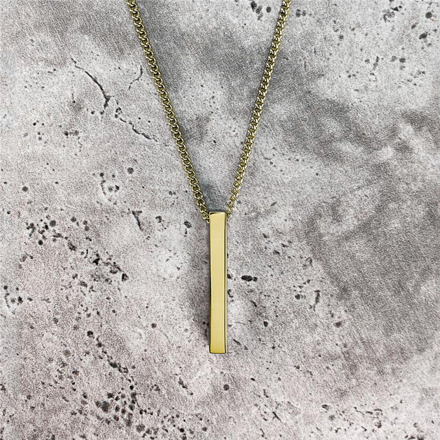 Rectangle Pendant Necklace - SJB-DIAMOND ELITES