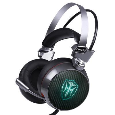 Proffesional Studio Gaming PC Headphones With LED Lights In Modern Luxury Metal Design For Gamers and DJ - SJB-DIAMOND ELITES