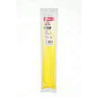Hyper Tough 14.5 inch 75lb Yellow Cable Ties 50 Count