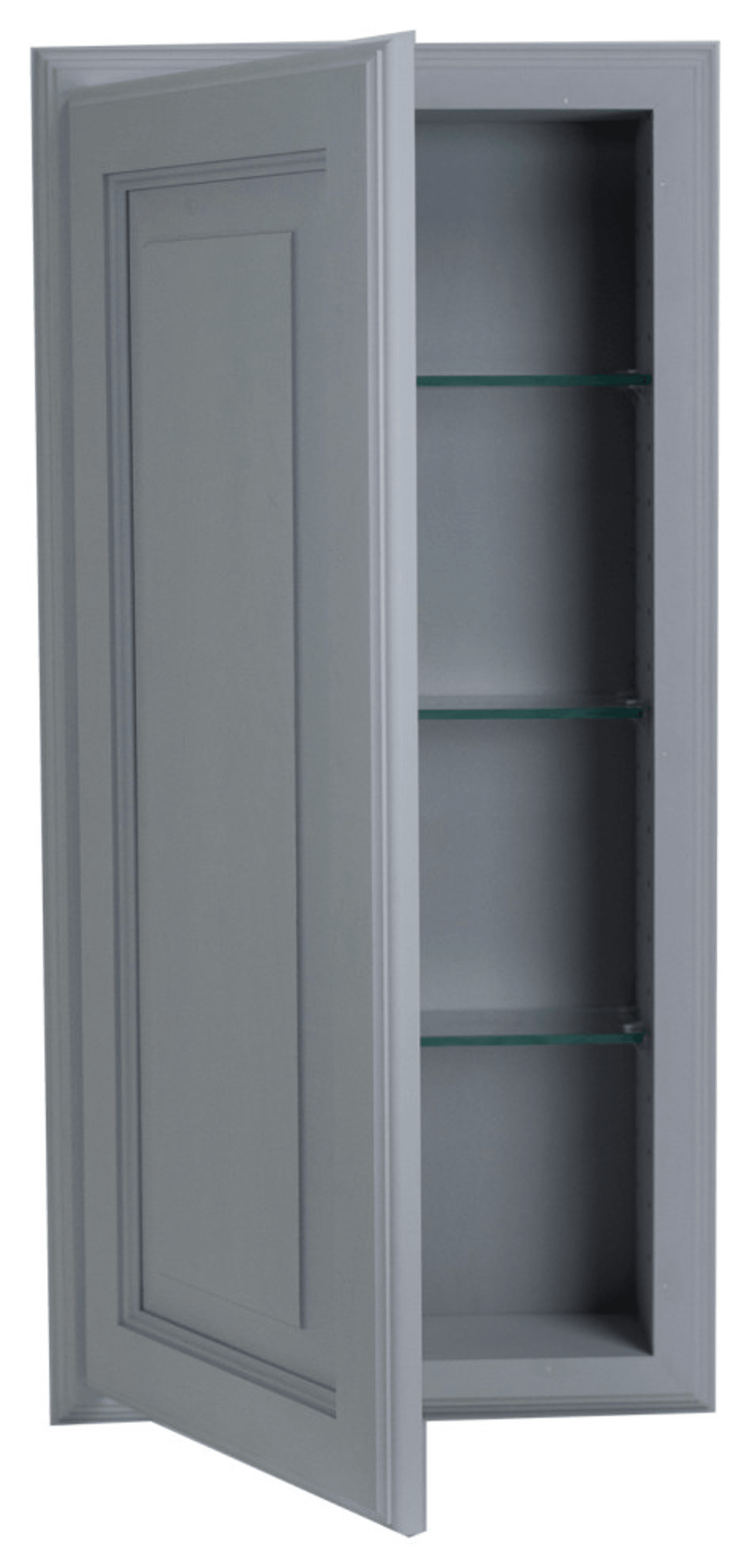 Booker Wall Cabinet With Adjustable Glass Shelves Lootquake LLC