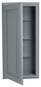 Booker Wall Cabinet With Adjustable Glass Shelves Lootquake LLC