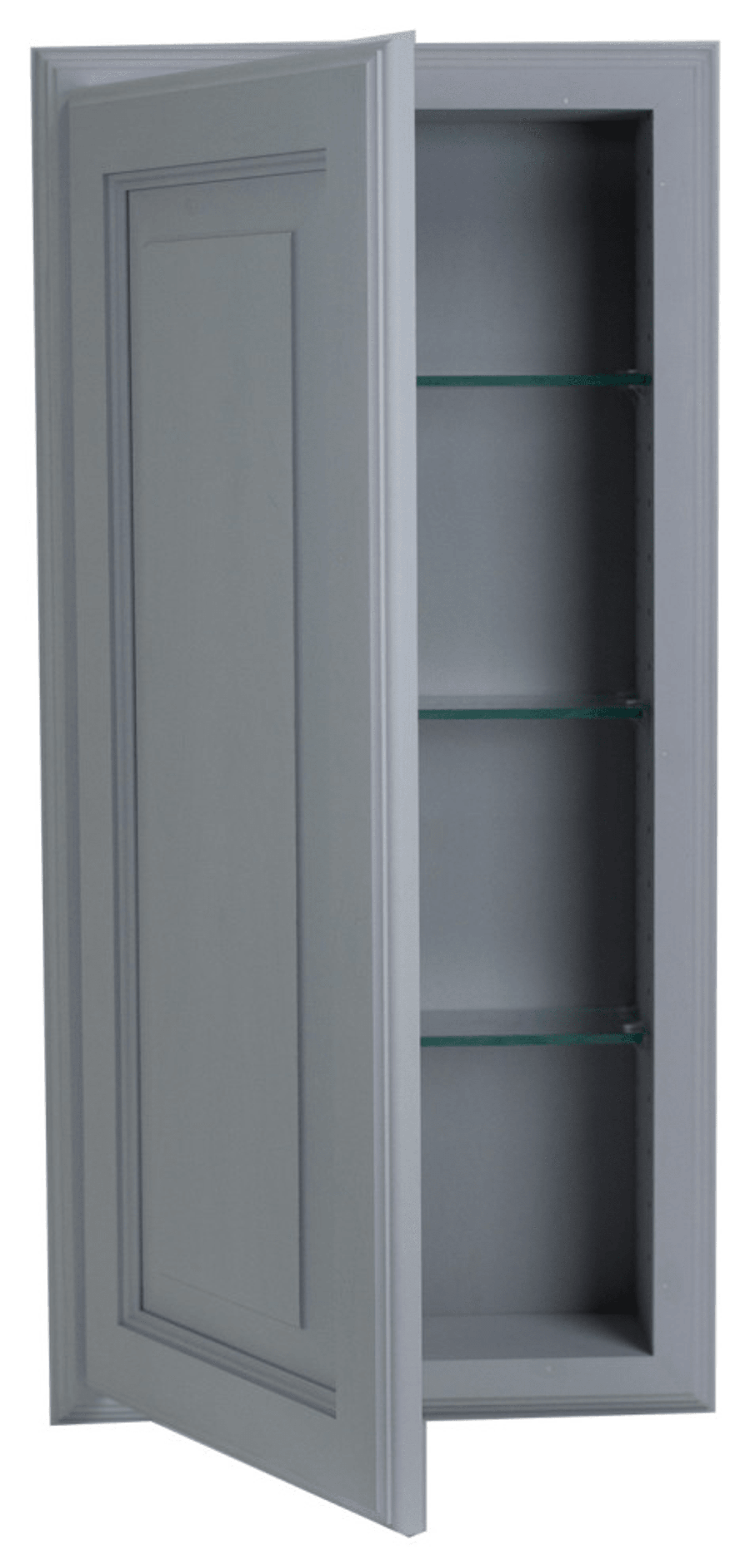 Booker Wall Cabinet With Adjustable Glass Shelves Lootquake LLC