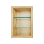 Dion Wall Recessed Niche With Adjustable Glass Shelves Lootquake LLC