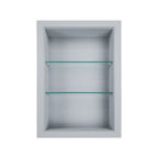 Dion Wall Recessed Niche With Adjustable Glass Shelves Lootquake LLC