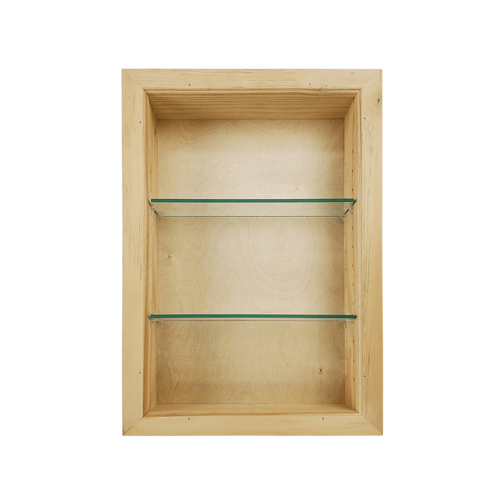 Dion Wall Recessed Niche With Adjustable Glass Shelves Lootquake LLC