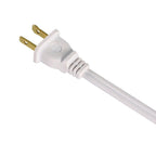 Hyper Tough 12FT 16AWG 2 Prong White Indoor Household Extension Cord, 13 amps