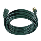 Hyper Tough 50 ft 16AWG 3-Prong Green Single Outlet Outdoor Extension Cord, 13 amps