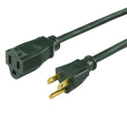 Hyper Tough 25 ft 16AWG 3-Prong Green Single Outlet Outdoor Extension Cord, 13 Amps