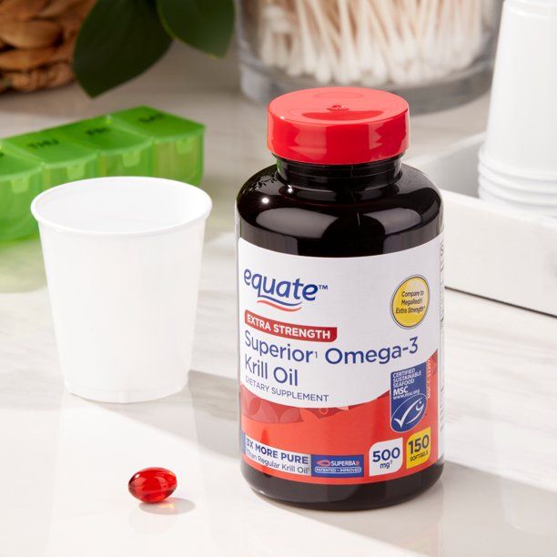 Equate Extra Strength Krill Oil; 500 mg; 150 Count EasyOptionXY LLC