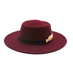 Autumn Winter Women Men  Vintage Fedora Women's Foldable Short Brim  Floppy Hat Gentleman Elegant Warm Hats Lady Party Luxury Caps Classic Summer Beach Sun Hat Stevvex