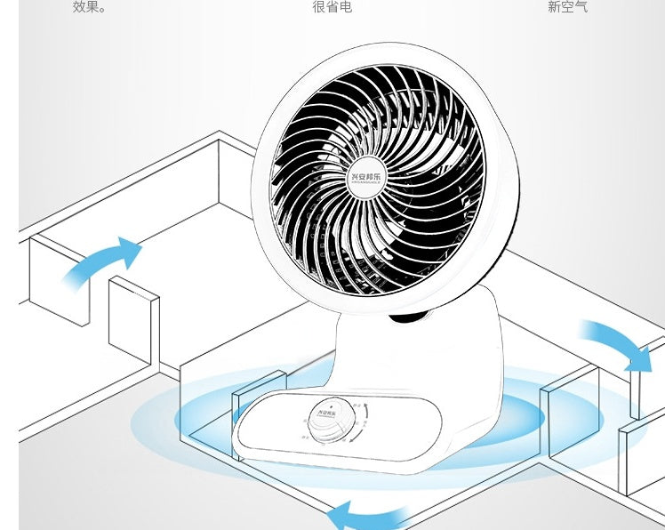 360-degree Rotating Air Circulation Fan Creative New Technology Turbine Pi-Mart