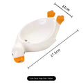 Small Yellow Duck Creative Ceramic Drain Soap Box Pi-Mart