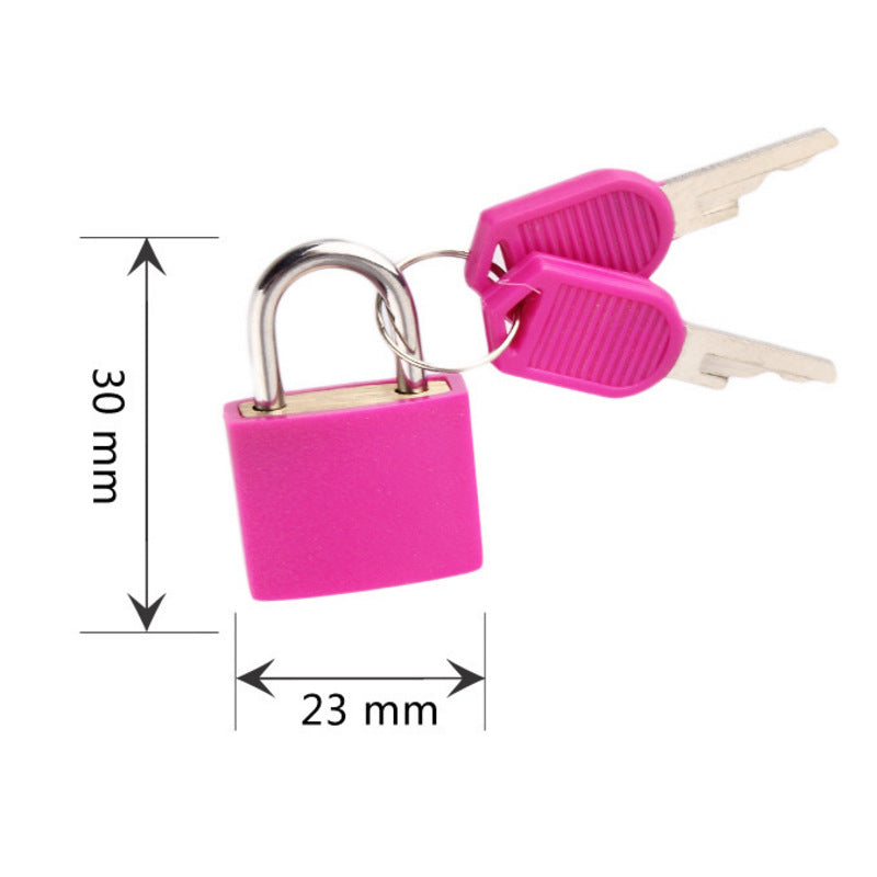 22MM Color Plastic Jacket Shell Padlock Pi-Mart