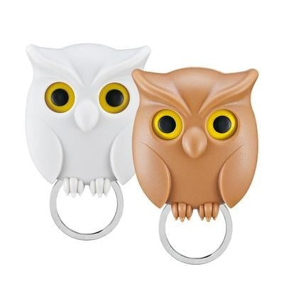 Night Owl Magnetic Wall Key Holder Wall Magnets Keep Keychains Hooks Pi-Mart