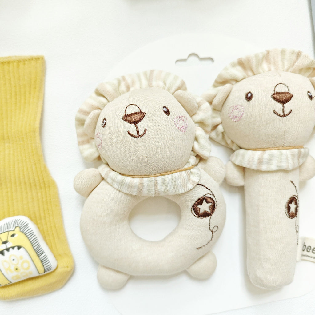 MOVEBO Youngsters Essentials Gift Set - Soft Cotton Blanket, Bath Towel & Rattle - Perfect Youngsters Shower Gift for Boys & Girls Lootquake LLC