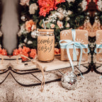17oz Glass Tumbler With Bamboo Lid, 2 Stainless Straws And Straw Cleaner