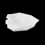 1/8 Cavity 3D Diamond Love Heart Shape Mold Silicone Chocolate Cookie Muffin Baking Tool Sponge Mousse Dessert Cake Decorating Diamond Heart Love Shape Silicone Mousse Cake Dessert Chocolate Molds Tray White Red Stevvex