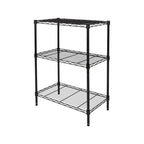 Hyper Tough 3-Tier Multipurpose Wire Shelving Rack, Black Color,750lbs Load Capacity, for Adult