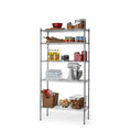 Hyper Tough Chrome Wire Shelf 5-Tier 72" H x 36" W x 16" D, 1750lb Total Capacity
